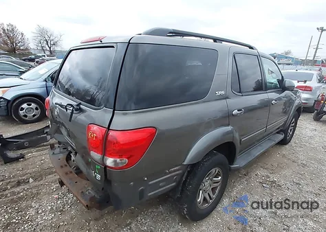 2007 Toyota Sequoia Sr5 V8 z USA, uszkodzony, nr VIN 5TDZT34A77S292921